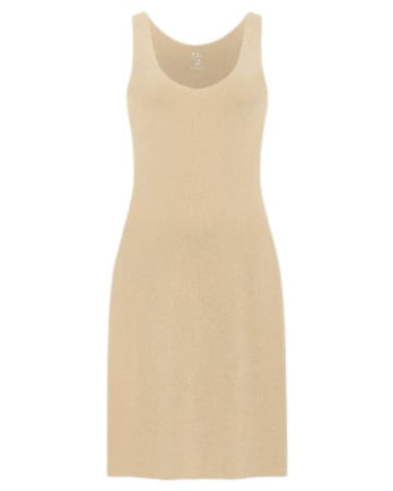 Gemsli FK309 41" Sand Luxury V Neck Cami Slip Myselflingerie.com